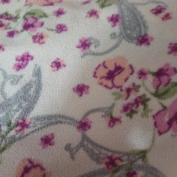 Aria Floral Nightgown white/ pink Large - Picture 2 of 4